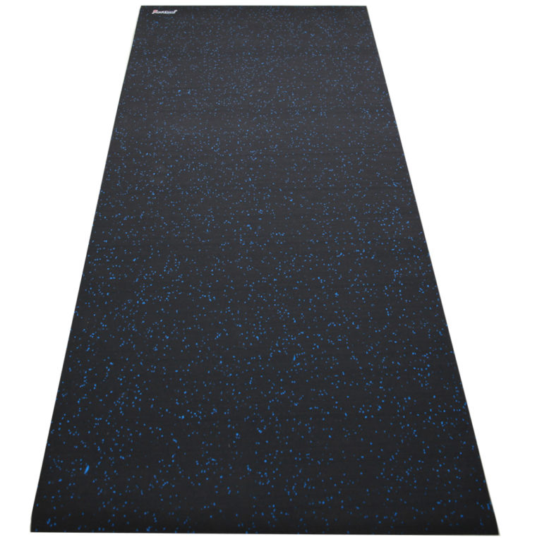 Treadmill Mat & Fitness Rubber Mat 6.5’x3′ Black RevTime