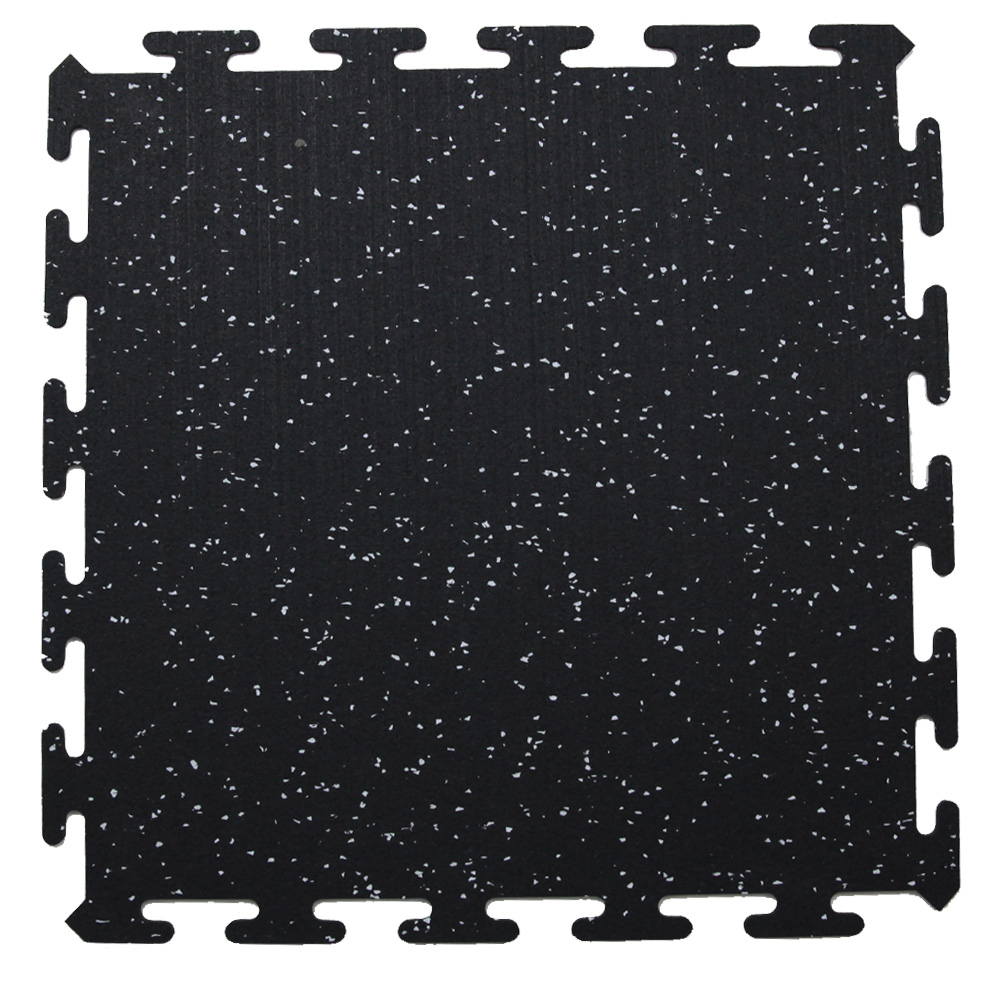 6 Packs MultiPurpose Interlocking Rubber Mats 20″x20″ Black RevTime