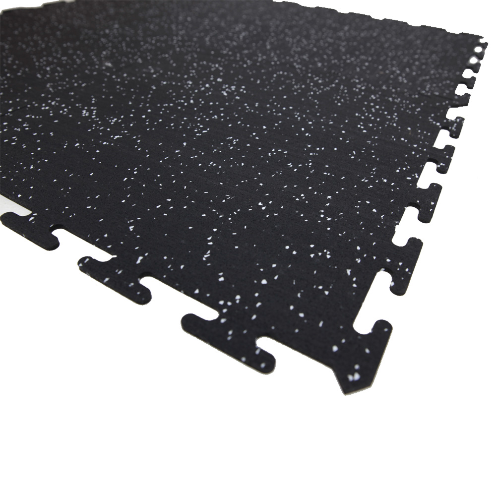 6 Packs MultiPurpose Interlocking Rubber Mats 20″x20″ Black RevTime