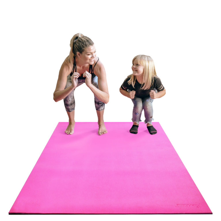 RevTime Extra Large Exercise Mat 5’ x 7’, 6mm Thickness RevTime