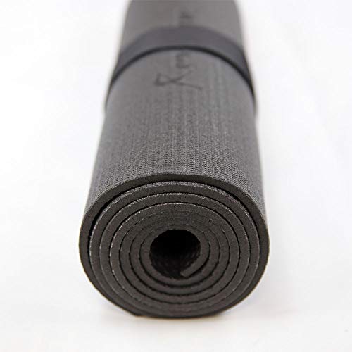 RevTime Extra Large Exercise Mat 8 x 6 Feet (96x 72x1/8) Heavy Duty Home  Workout Gym Rubber Floor Mat, Best for Carpet & Hardwood Floor, Black